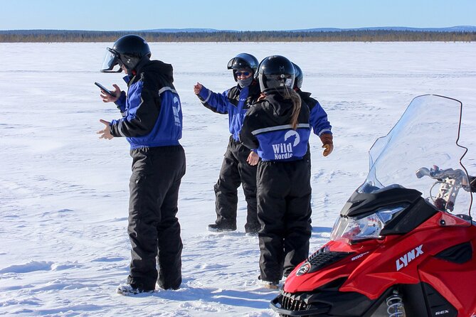 3 Hour Snowmobile Safari Around Levi with Coffee Break - Entering Levi by Snowmobile, not by Car