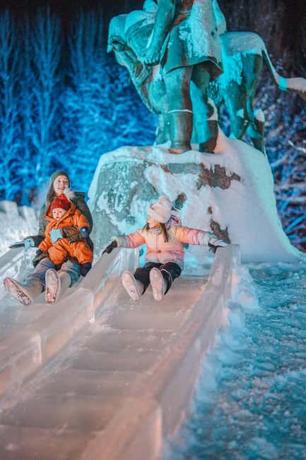 Arctic Fantasy Park Entry Ticket - Ice slides: expect a few solid rides, not a whole waterpark