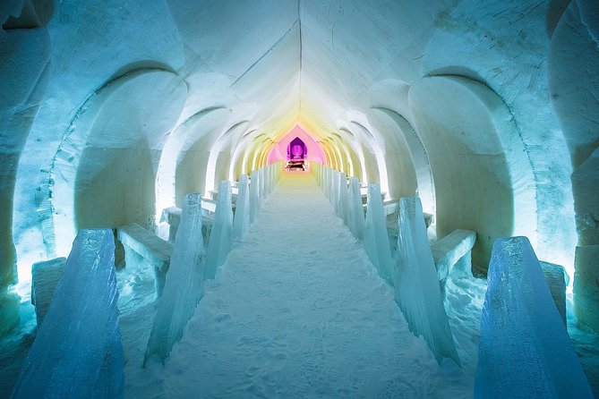 Arctic Snow Castle Visit with Lappish Dinner - Small Group Tour - Inside the Arctic Snow Castle: handmade rooms, big wow factor