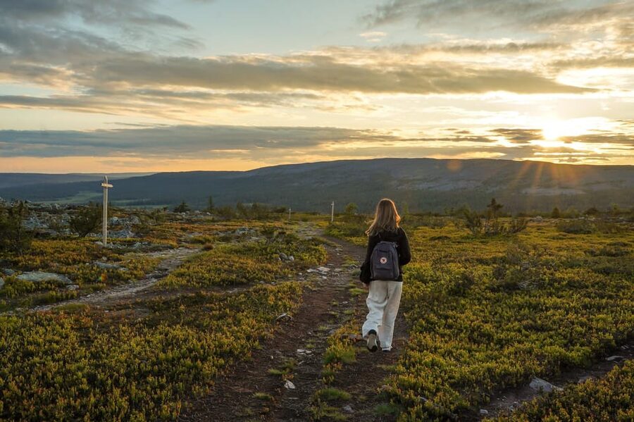 Arctic Wilderness Hike from Rovaniemi (Day & Evening) - The viewpoint goal: why the route is built that way
