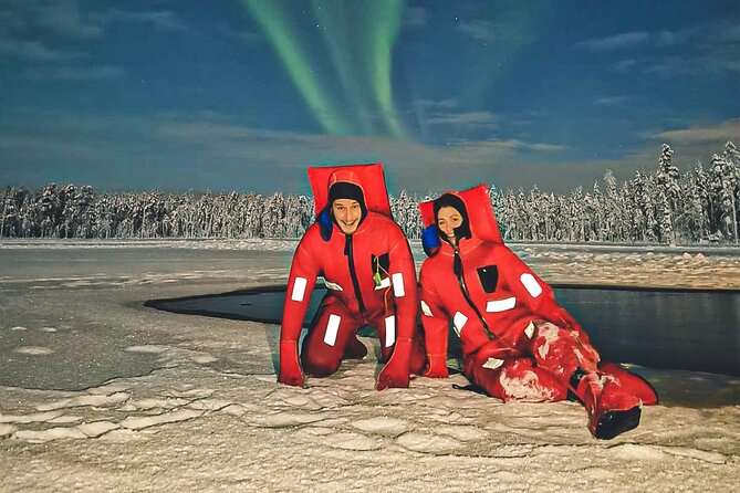 Aurora Arctic Ice Floating in Rovaniemi, Small-group - Campfire warmth and a heated cabin after the aurora hunt