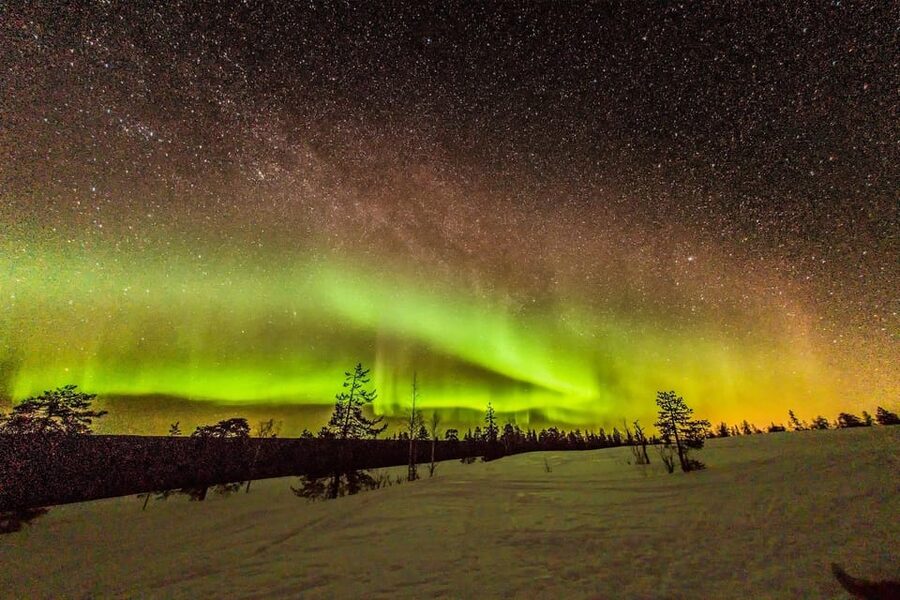 Auroras Northern Lights in Saariselka - Duration and how the pacing feels during a 5-hour hunt