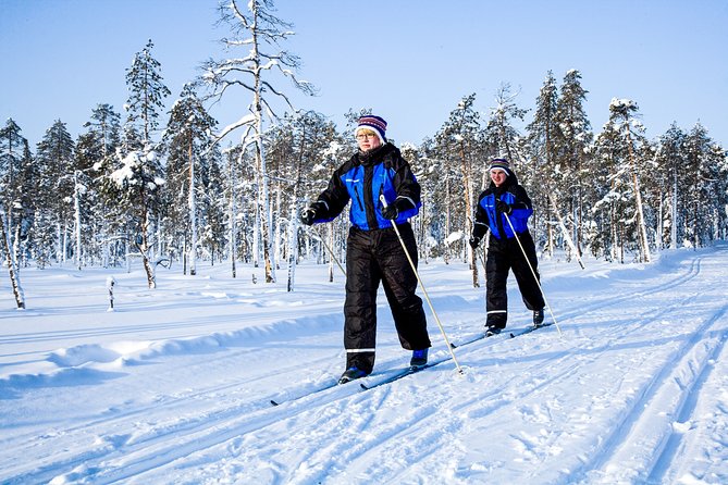 Cross-Country Skiing Trip - Pickup, drop-off, and group pacing in Rovaniemi winter