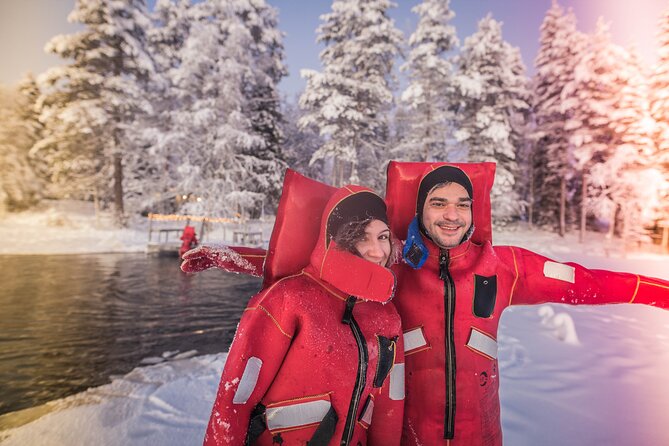 Daytime Arctic Ice-Floating in Rovaniemi, Small-Group - The Ice-Float Moment: How It Works and What Cold Feels Like