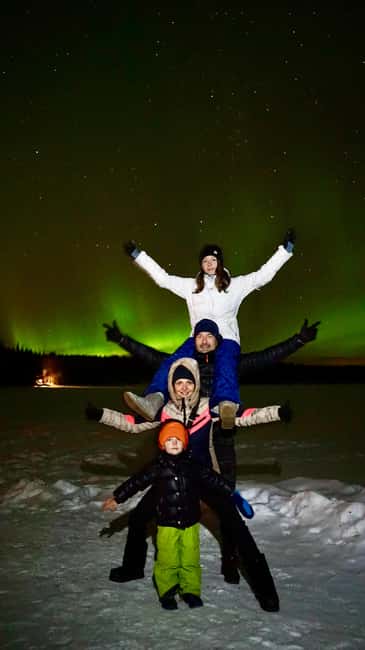 From Rovaniemi: Family-Friendly Northern Lights Tour - A 3-hour Northern Lights plan that works with kids