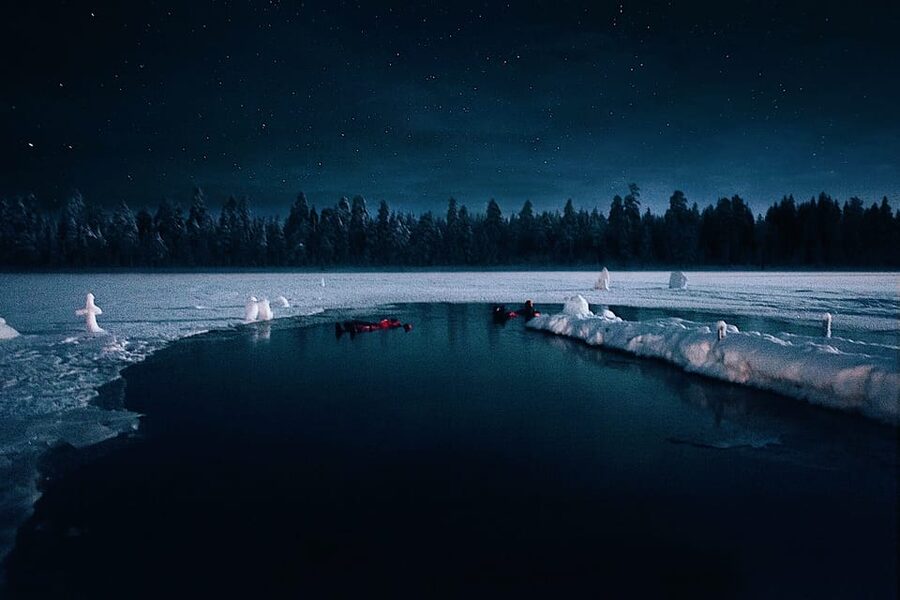 From Rovaniemi: Ice Floating under Aurora Borealis - Why this ice floating experience feels so special in Lapland