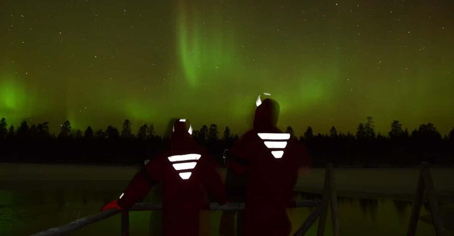 From Rovaniemi: Ice Floating under Aurora Borealis - What the floating itself feels like, plus the photo and aurora moments
