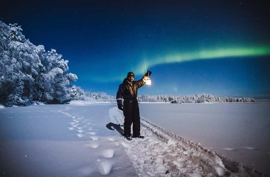 From Rovaniemi: Northern Lights Van Tour with Photos - Price and Value for $75, Including Transport and Food