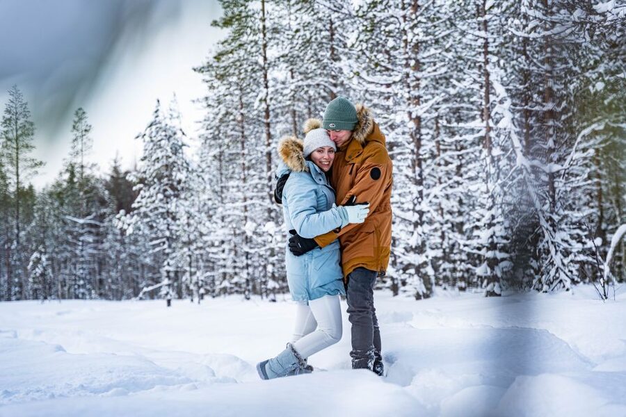 From Rovaniemi: Private Photoshoot in the Lappish Wilderness - A Private Photographer Who Leads You, Not Just Shoots