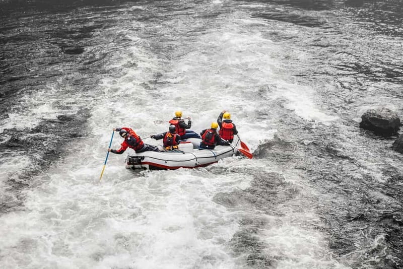 From Ruka: River rafting fun for families - Motor over lake sections, so the trip stays fun, not exhausting