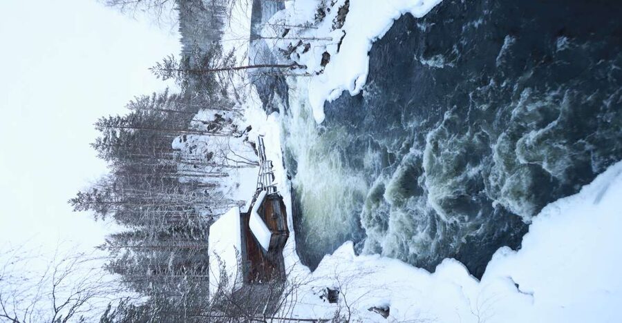 From Ruka: Snowshoeing in Oulanka National Park - The Drive to Juuma and Getting Set for Snowshoeing