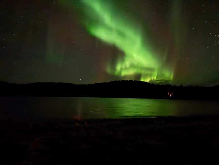 From Saariselkä/Inari: Aurora Hunting Tour, campfire&snacks - How the Guide Finds the Best Sky, Not Just a Pretty Spot