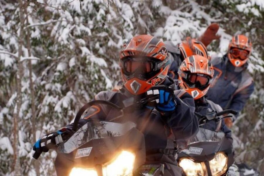 From Sirkka: Lapland Snowmobile Safari in Levi - The Snowmobile Ride: Your 12-to-18-Mile Route Through Winter Views