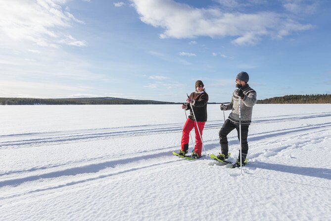 Full Day Activity with Snowmobiles in Rovaniemi - A full Lapland day with snowmobiles, ice fishing, and sauna time