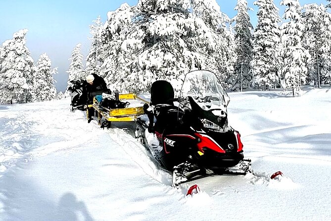 Full Day Activity with Snowmobiles in Rovaniemi - Hot tub under the northern lights view, then sauna the Finnish way