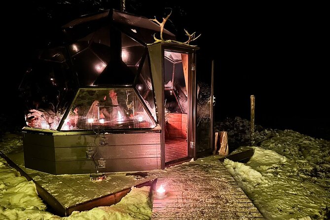 Glass Igloo Campfire Dinner under Northern Lights - Key highlights at a glance