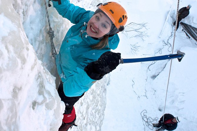 Guided Ice Climbing Activity in Pyhä - The short wilderness walk into Pyhä-Luosto National Park