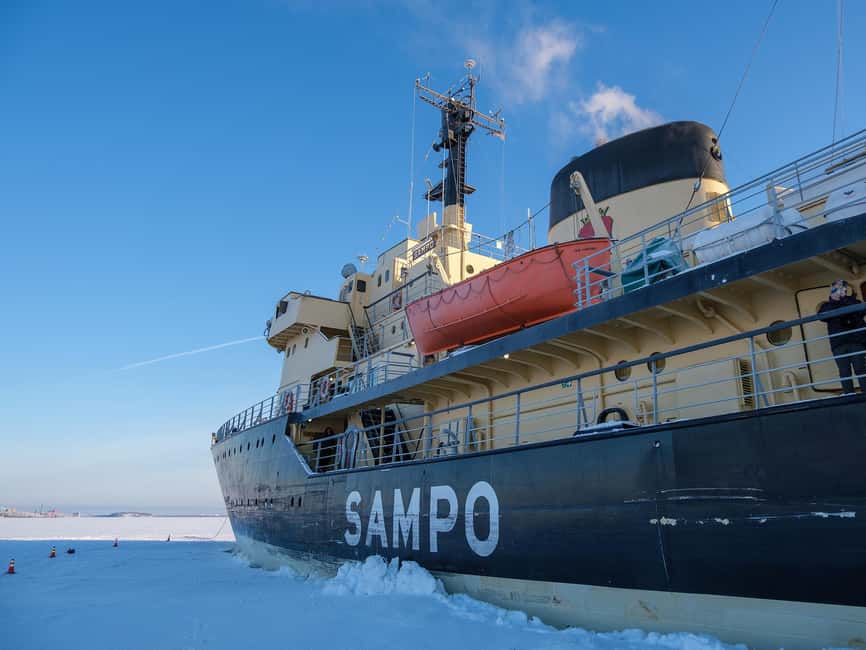 Haparanda/Tornio: Icebreaker Sampo Cruise with Ice Floating - Lunch onboard and how to time your comfort