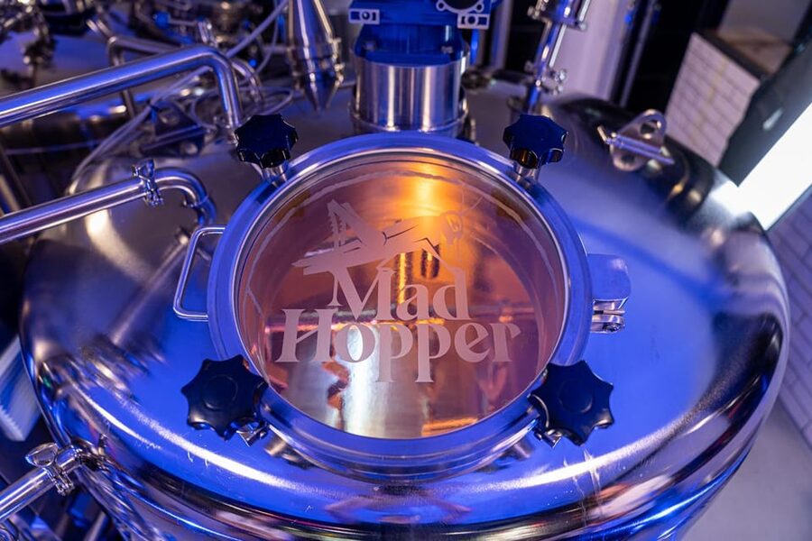 Helsinki: Brewery Tour at Mad Hopper Brewing Company - Mad Hopper Shop: take home cans with special prices