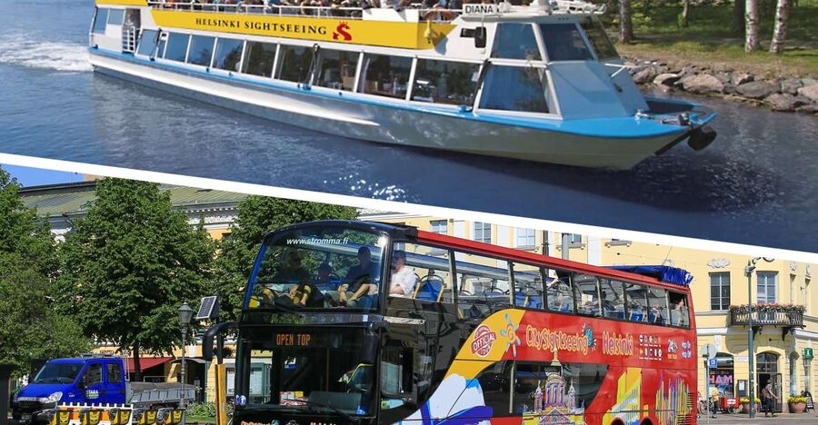 Helsinki by Bus and Boat 24-Hour Combo Ticket - Starting Points: Senate Square Bus and Market Square Cruise