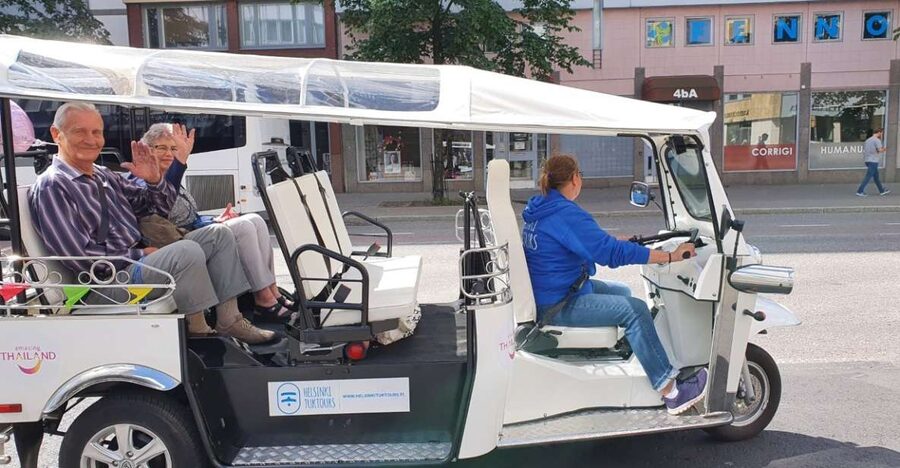 Helsinki City: 2.5-Hour City Tour with Electric TukTuk - Getting picked up smoothly (and staying comfortable)