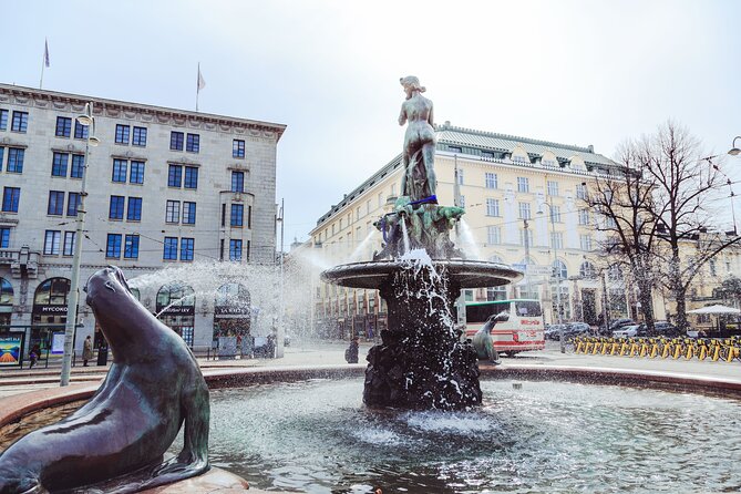 Helsinki Essentials Walking Tour: Sights, History and Culture - Havis Amanda and Esplanadi Park, the calm center you will remember