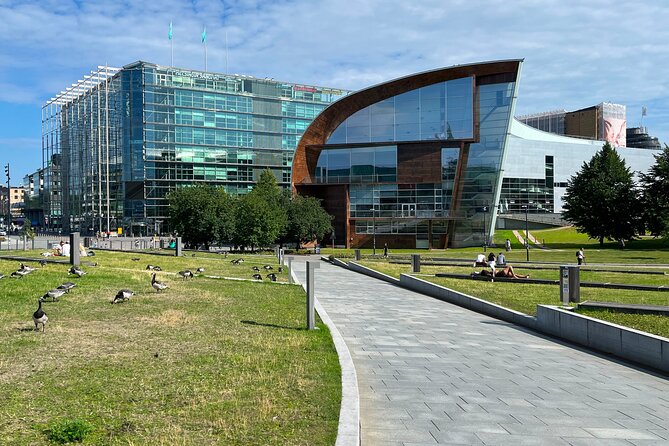 Helsinki Essentials Walking Tour: Sights, History and Culture - Fazer Rooster and Kamp Galleria, Finnish comfort meets modern shopping