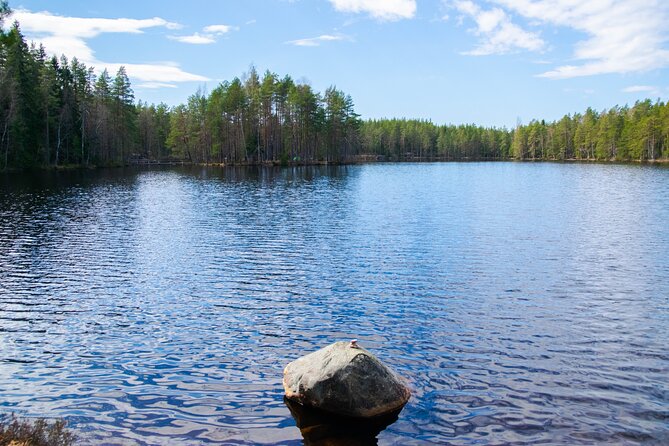 Helsinki: Nuuksio National park hiking with campfire lunch - The van ride: 45 minutes that buys you real nature time