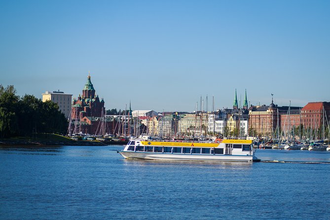 Helsinki Supersaver: Hop On-Hop Off Bus and Helsinki Canal Cruise - The cruise portion: Market Square to shoreline views and Suomenlinna