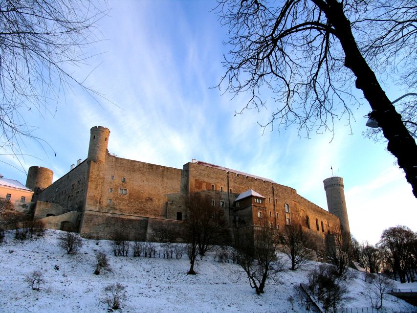 Helsinki: Tallinn Guided Day Tour with Ferry Crossing - Toompea Hill and Toompea Castle: the pink viewpoint moment