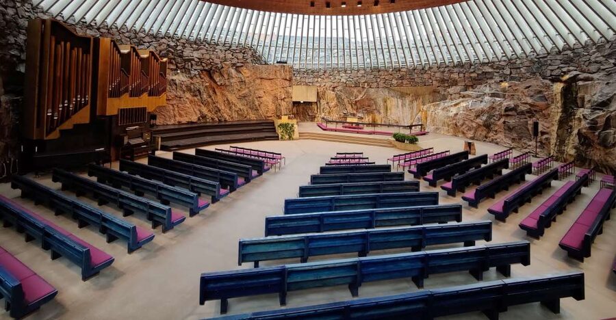Helsinki: Temppeliaukio Church Entrance Ticket - Staff-led context, on-demand tours, and the small gift shop