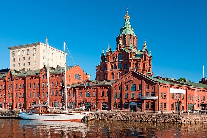 Helsinki Walking Tour with PRIVATE Professional guide - Uspenski Cathedral, red brick and gold domes with Russian influence