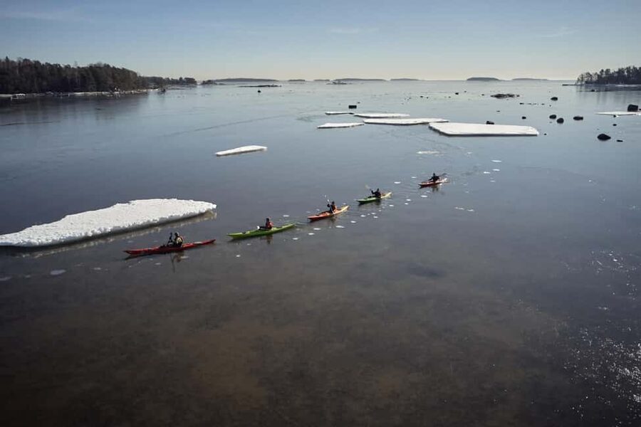 Helsinki: Winter Kayaking in Eastern Helsinki Archipelago - Getting to Vuosaari Paddling Center, finding the right spot