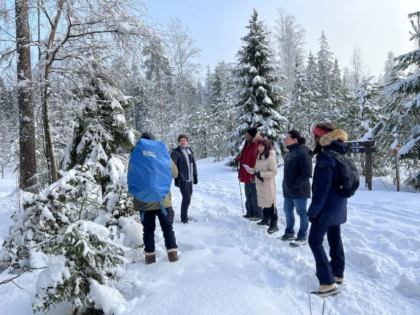 Helsinki: Winter Wonderland Liesjärvi National Park Hike - From Helsinki to the park: meeting point and transport that runs on time