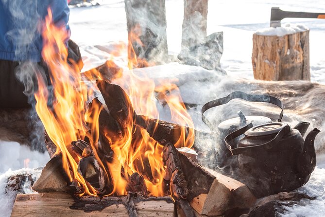 Hike to Frozen Waterfalls of Korouoma Including BBQ Lunch from Rovaniemi - Lappish tastes on the trail: blueberry tea and local flavors