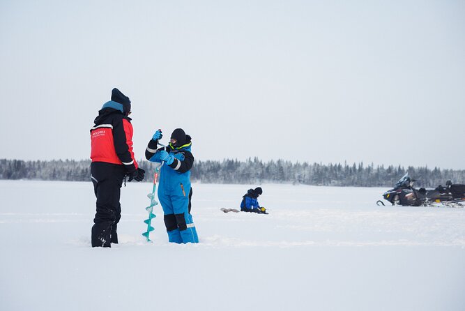 Ice Fishing and Snowmobile Safari Combo in Lapland - Driving Rules, Self-Liability, and the Optional Reduced Insurance