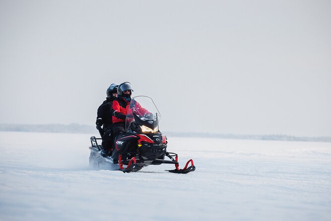 Ice Fishing and Snowmobile Safari Combo in Lapland - The Snowmobile Ride: Shared Control, Helmet Safety, and Real Forest Time