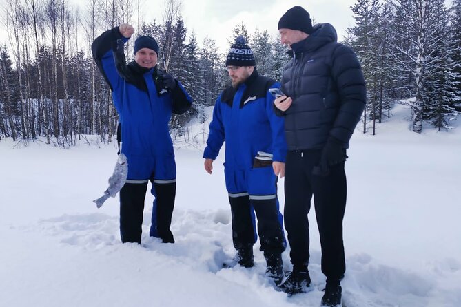 ICE FISHING experience - Rovaniemi Pickup and the Drive to the Ice