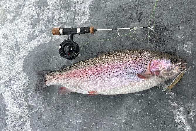 ICE FISHING experience - The Hot Drink Break and Warm-Up Moments in Winter