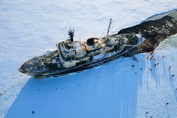 Icebreaker Sampo Cruise with transfer from Rovaniemi - The ice floating and walking on ice, safe enough to be brave