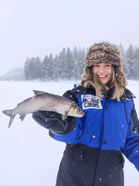 Inari: 2 hour Ice Fishing at Lake Inari - Arriving at Lake Inari and Getting Out Onto the Ice