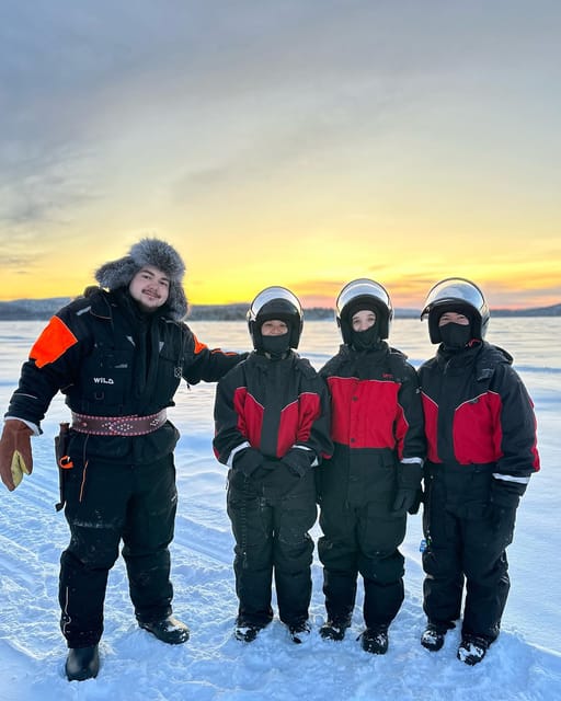 Ivalo: Snowmobile Safari, Meet and Feed Reindeers with Lunch - Meeting at Hotel Kultahippu, then getting outfitted for real cold