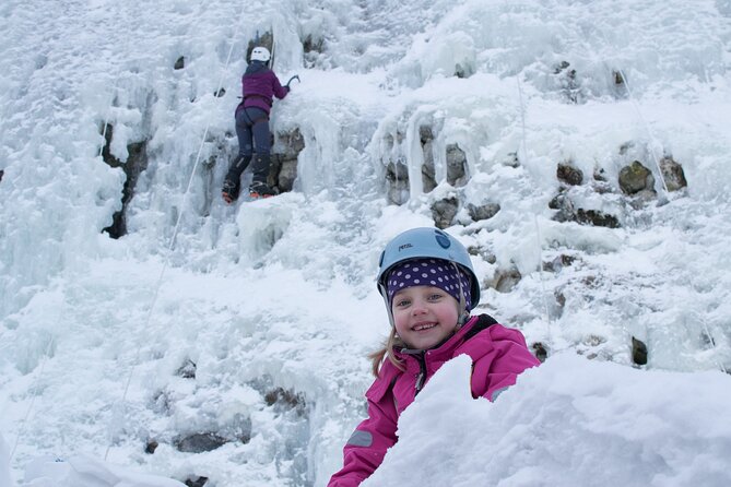Kid’s Ice Climbing Adventure in Pyhä-Luosto, Finland - Hot Berry Juice, Stories, and the Kid-Friendly Win