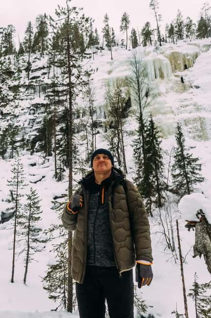 Korouoma Canyon: Frozen Waterfalls Hike & BBQ Experience - Frozen waterfalls and the forest story your guide brings