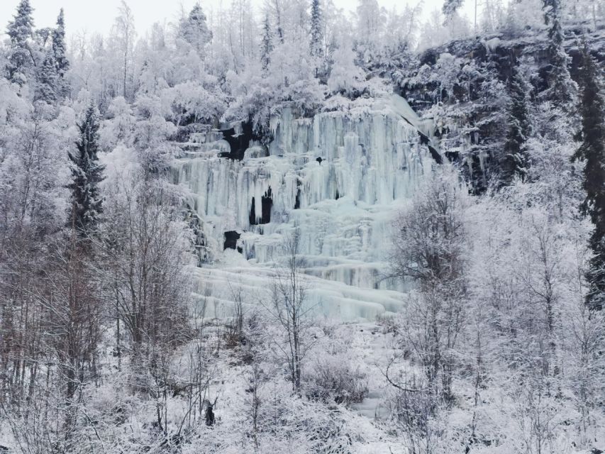 Korouoma Canyon Frozen Waterfalls Hike & Private Teepee BBQ - A 7-hour Korouoma day trip that starts at your door