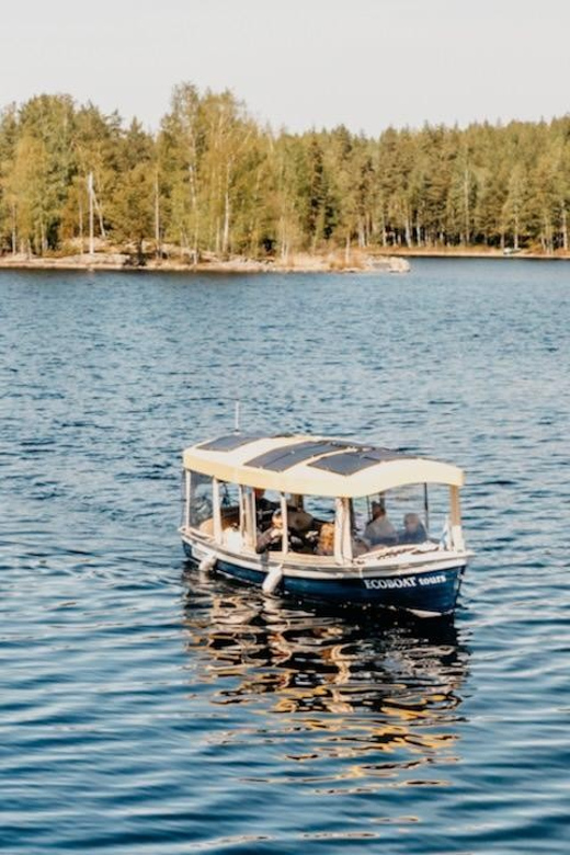 Lake Saimaa story cruise by Ecoboat in Puumala - Captain Arto’s Stories, Coffee Service, and Live Accordion Moments