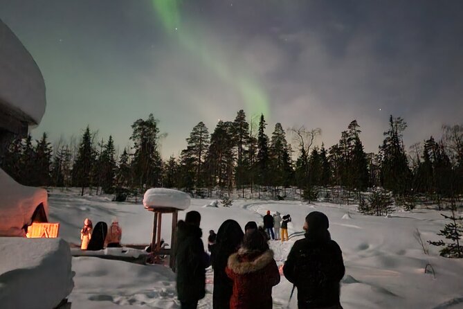 Lapland In A Day - Reindeer, Sledding, Snowmobile & Nature - Open-fire wooden hut: Lappish snacks and warm drinks