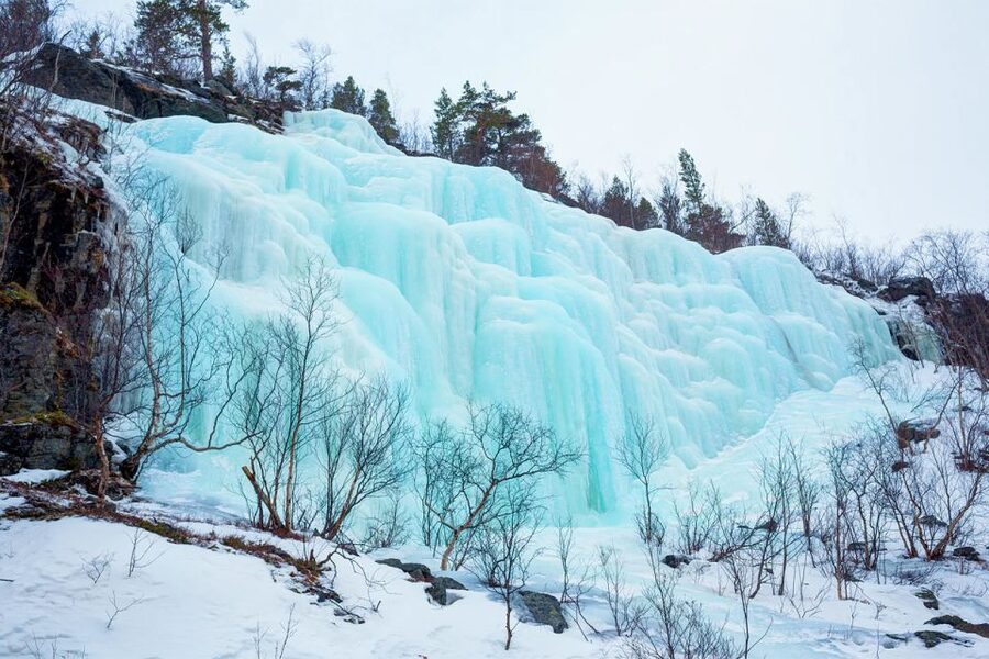 Lapland: The Frozen Waterfalls of Korouoma Tour - The Arctic Circle Forest Hike: Snow Depth Changes Everything