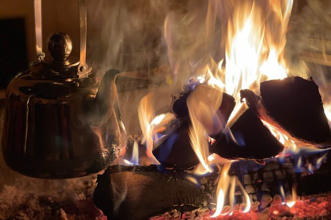 Late Night Ride with Finnhorses - The campfire finale: Finnhorse story, warm juice, and a snack