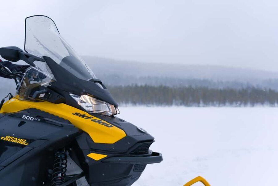 Levi: 2.5-Hour Snowmobile Safari (option to buy 360 video) - Safety and weather limits you should take seriously